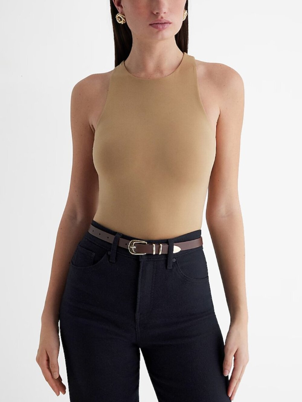 Express Body Contour High Neck Bodysuit